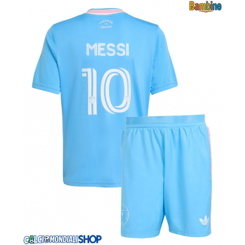 Maglie da calcio Inter Miami Lionel Messi #10 Terza Maglia Bambino 2025-26 Manica Corta + Pantaloni corti)